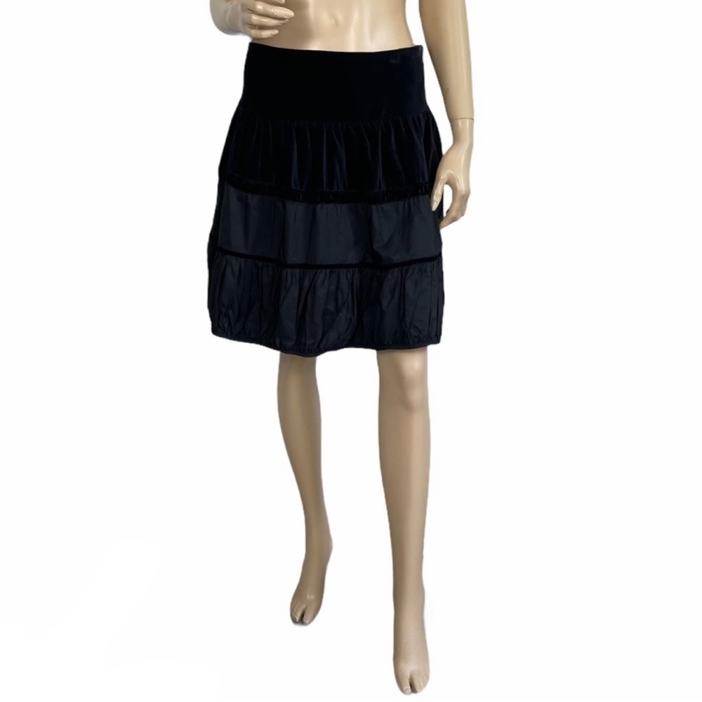 Monnalisa Women’s Black Velvet Skirt Italy 3